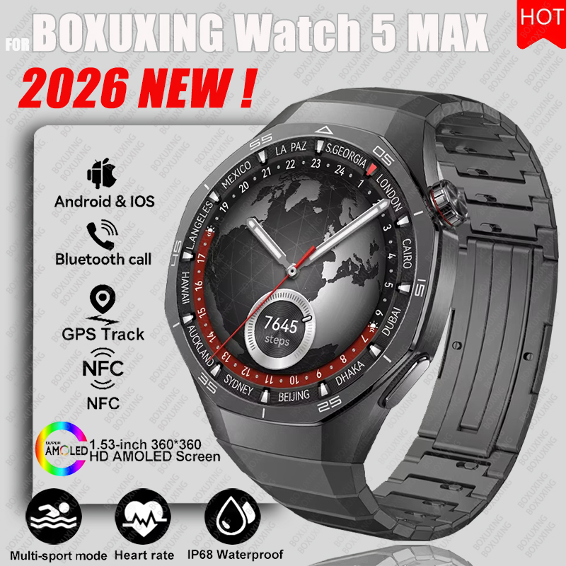 Smartwatch Watches For Women With Gps - 2026 Nieuwe BOXUXING Horloge 5MAX Smart