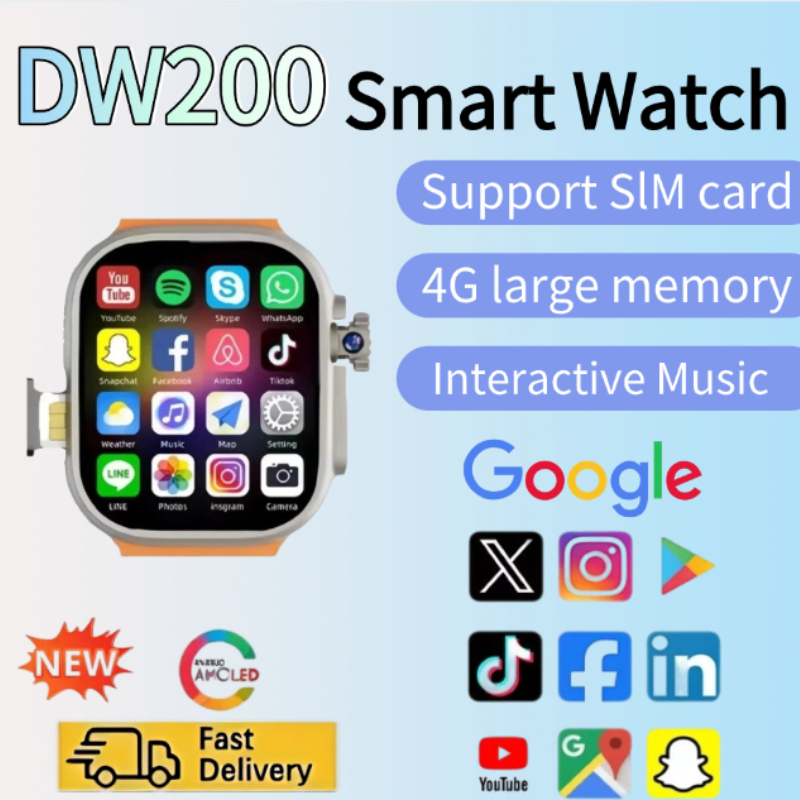 Netwerk Smartwatch DW200 SIM-k - Smartwatch Watches Price recensie en prijs
