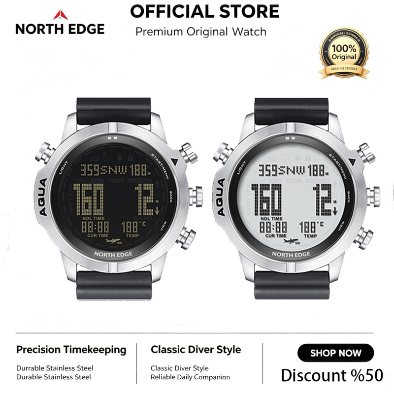 NORTH EDGE Heren Digitaal Horl - Altimeter Compass Watch recensie en prijs